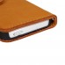 iPhone SE 5 5s - Top Quality Genuine Leather Flip Wallet Protective Phone Cover Case